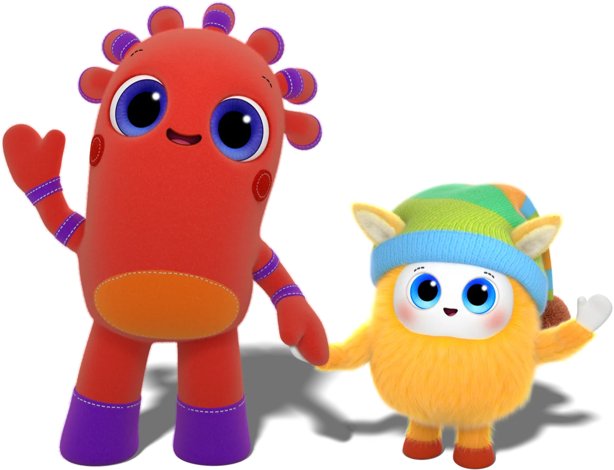 MeMo and BaBa waving